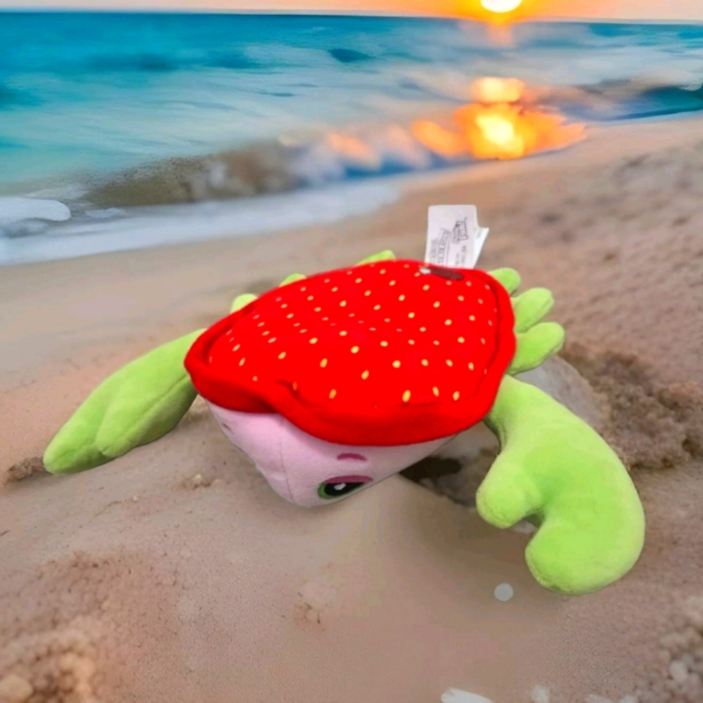 Strawberry Cutetitos Crab 8" Plush Stuffed Animal Beanbag Body Adorable Cute Fun